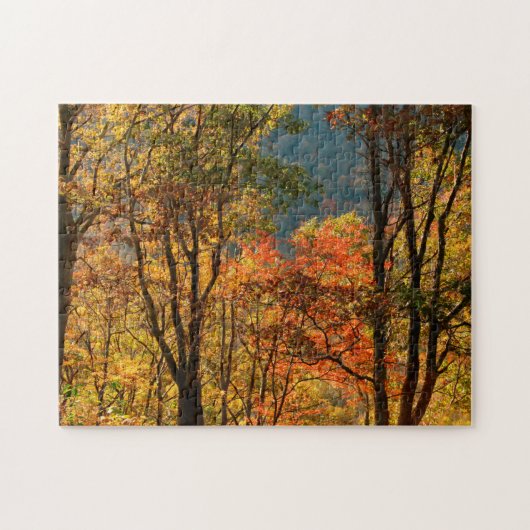 VS, Tennessee. Herfstblad Legpuzzel (Horizontaal)