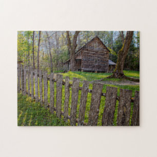 VS, Tennessee, Hut in Cades Cove Legpuzzel