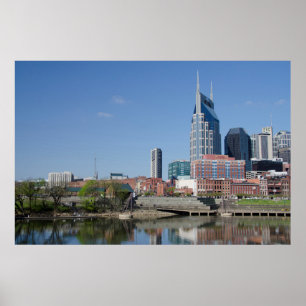 VS, Tennessee, Nashville. Cumberland Poster