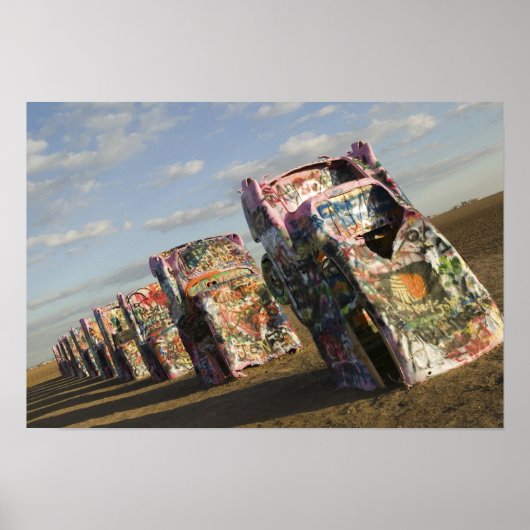 VS, TEXAS, Panhandle gebied, Amarillo: Cadillac Poster (Voorkant)