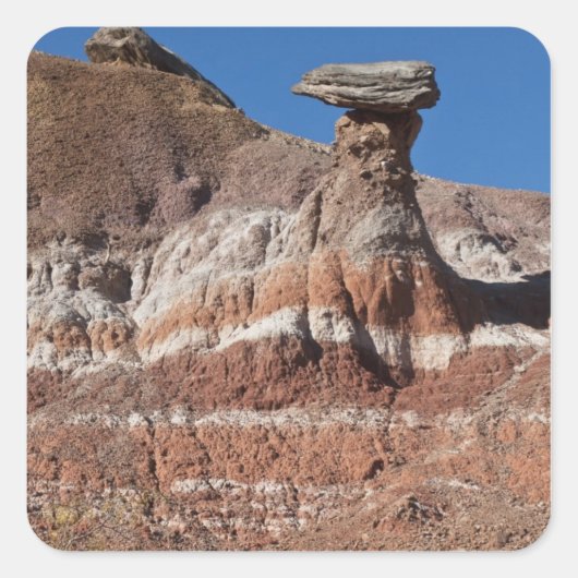 VS, Texas, Panhandle, Hoodoo Vierkante Sticker (Voorkant)