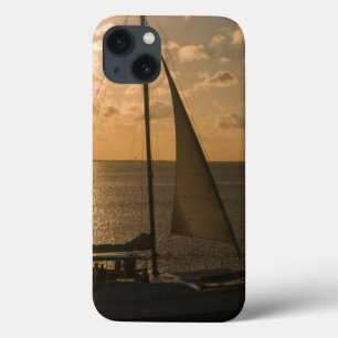 VS, Texas, South Padre Island. Zeilboot iPhone 13 Hoesje