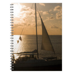 VS, Texas, South Padre Island. Zeilboot Notitieboek