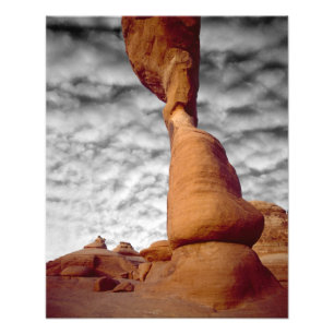 VS, Utah, Arches National Park. Gedeelte van Foto Afdruk