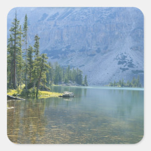 VS, Utah, Ashley National Forest, High Uintas Vierkante Sticker