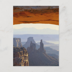 VS, Utah, Canyonlands National Park, Uitzicht op Briefkaart