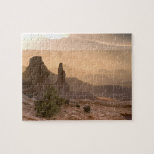 VS; Utah; Canyonlands National Park. Uitzicht op Legpuzzel