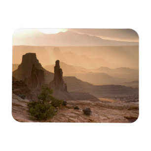 VS; Utah; Canyonlands National Park. Uitzicht op Magneet