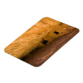 VS, Utah, Cedar Mesa, Mule Canyon. Zandsteen Magneet (Linkerzijde)