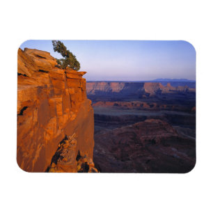 VS, Utah, Dead Horse Point SP. Laat licht kleurt Magneet