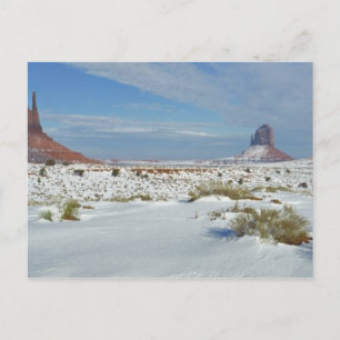 VS, Utah, Monument Valley. Alsem zichtbaar Briefkaart