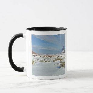 VS, Utah, Monument Valley. Alsem zichtbaar Mok