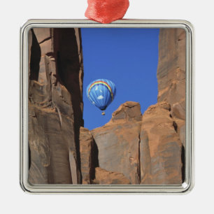 VS, Utah, Monument Valley. Een regenboog hete luch Metalen Ornament