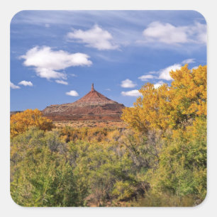 VS, Utah, nabij Canyonlands National Park op Vierkante Sticker