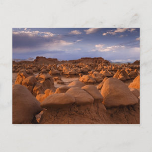 VS; Utah. Uitzicht op Goblin Valley State Park bij Briefkaart