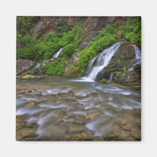 VS, Utah, Zion National Park. Big Springs in Magneet