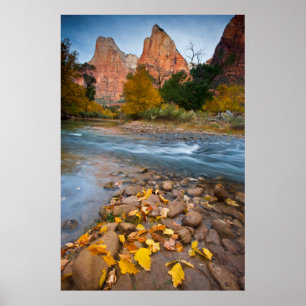 VS, Utah, Zion National Park. De Sentinel 1 Poster