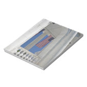 VS, VA, Arlington. Amerikaanse vlaggen hangen Notitieblok (Gedraaid)