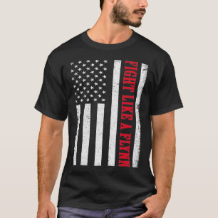 VS, vecht als een flynn Patriottische Gift T-shirt