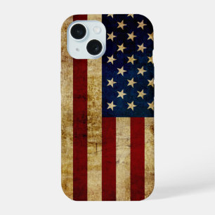 VS / vergruisde vlag iPhone 15 Hoesje