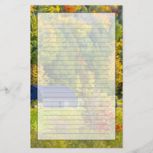 VS, Vermont. Herfst langs Highway 100. Briefpapier