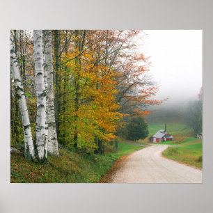 VS, Vermont. Suikerhuis Nabij De Stad South Poster