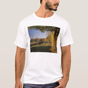 VS, Vermont, zuid Woodstock, Jenne Farm bij T-shirt