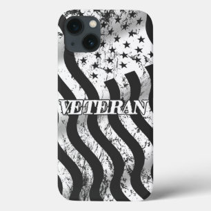 VS-veteraan - witte vintage iPhone 13 Hoesje