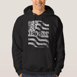 VS-veteraan - witte vintage Hoodie