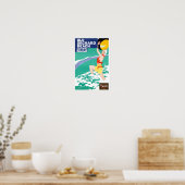 VS Vintage Travel Poster teruggezet (Keuken)