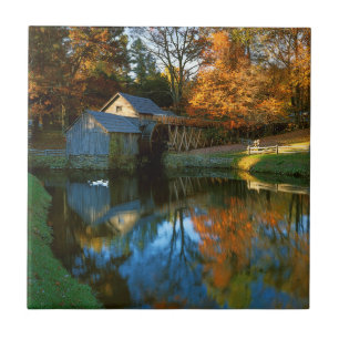 VS, Virginia, Blue Ridge Parkway, Mabry Mill Tegeltje