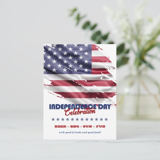 VS vlag 4e uitnodiging van partij juli (Staand voorkant)