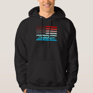 VS Vlag Aquatische Sport Atleet Zwemmer 4 juli Hoodie
