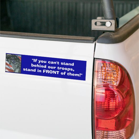 VS-vlag, Bumpersticker (Op Truck)