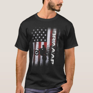 VS Vlag Dirt Bike Motorfiets Bike Moto Braap Moto T-shirt