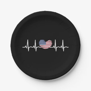 VS Vlag Hartslag ECG Elektrocardiografie Papieren Bordje