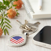 VS Vlag iccnt Sleutelhanger (Zijkant)