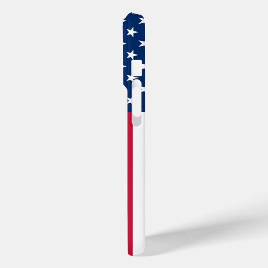 VS Vlag iPhone Case Amerikaans Flag Gift (Achterkant / Links)