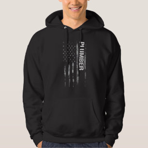 VS Vlag Loodgieter Amerikaanse Vlag Spreuken Hoodie