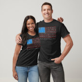 VS vlag met grondwet preambule en toezegging van e T-shirt (Unisex)