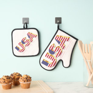 VS Vlag Oven Mitt & Pot Holder Set