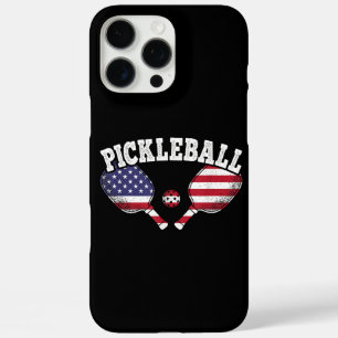 VS Vlag Pickleball Speler Vintage Pickle Bal Liefd iPhone 16 Pro Max Hoesje