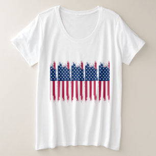 VS-vlag plus grootte T-shirt