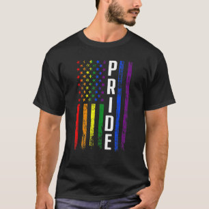VS vlag regenboog 4 juli lgbetq Gay Pride Maand T-shirt