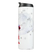 *~* VS vlag Silver Stars Clouds Vrijheidsbeeld Thermosbeker (Geroteerd rechts)