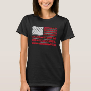 VS-vlag Trein Liefhebber Model Spoorweg Conducteur T-shirt