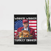 VS Vlag Winnaar Winnaar Kalkoen Diner Humor Trump