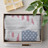 VS-vlagplattegrond — losbladpapier Tissuepapier (Geschenk)