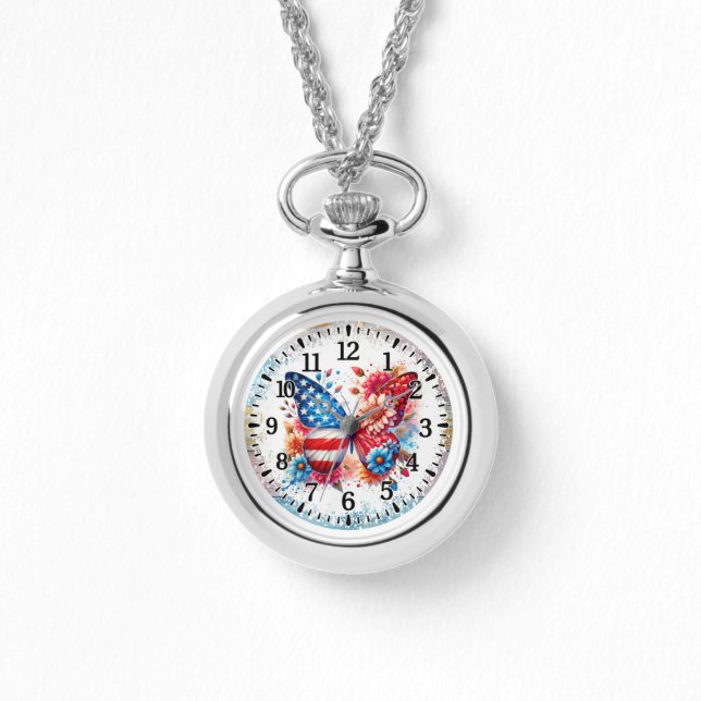 VS Vlinder Horloge (Voorkant)