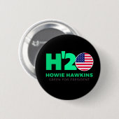 VS voor Howie Hawkins 2020 Ronde Button 5,7 Cm (Voorkant /achterkant)